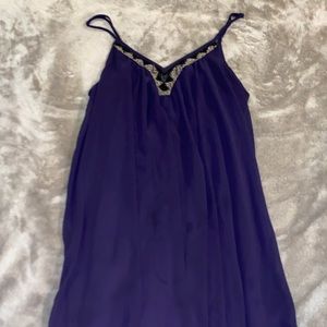 Short Express Purple Dress